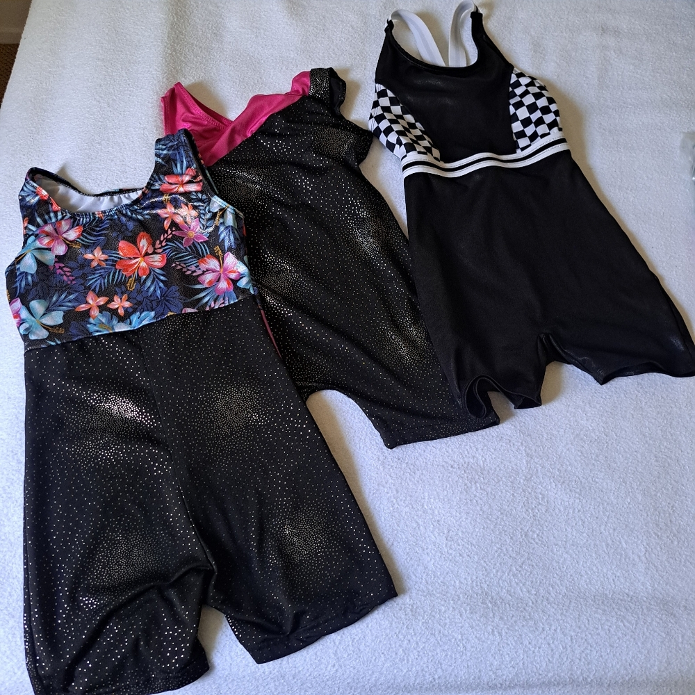 Leotards bundle, girls medium 7/8